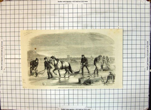 Original old antique - original, print