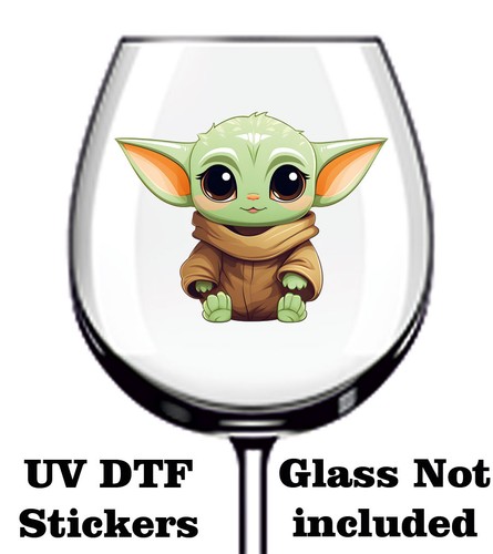 Colourful baby yoda dtf - colourful,