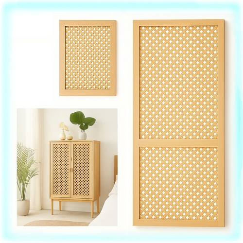 Solid pine lattice cabinet - solid,