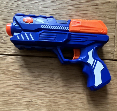 Blue orange plastic pellet - blue, &