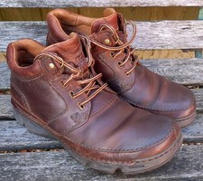 Clarks Rico Rise Mens Brown Leather Active Air Boots Size UK7G Walking