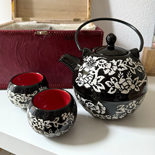 Asia tea set ceramic - asia, teapot