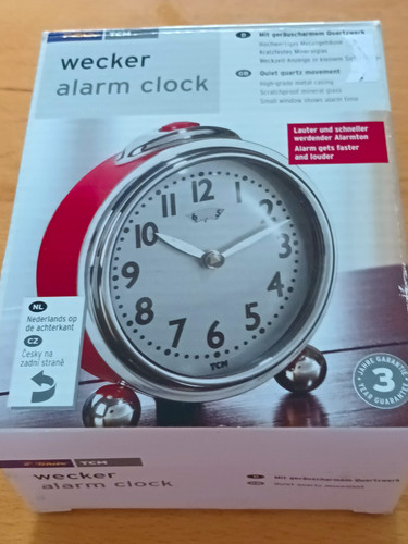 Tcm analogue quartz alarm - quartz,