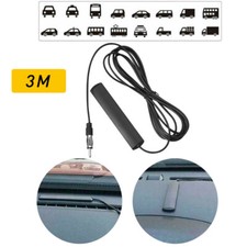 Electronic Universal Stereo Hidden 12V Radio AM FM Amplified Antenna Car Boat