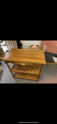 Solid oak tier tea drinks - 3,