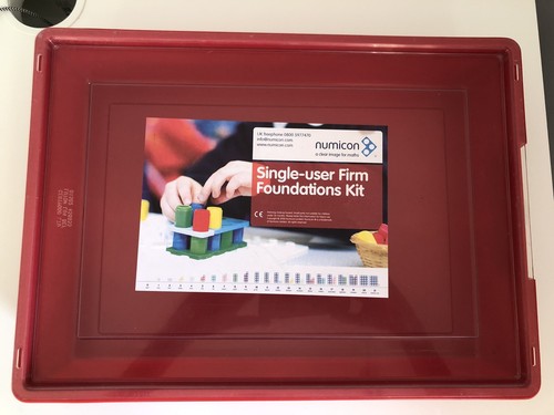 Numicon red storage - box, large