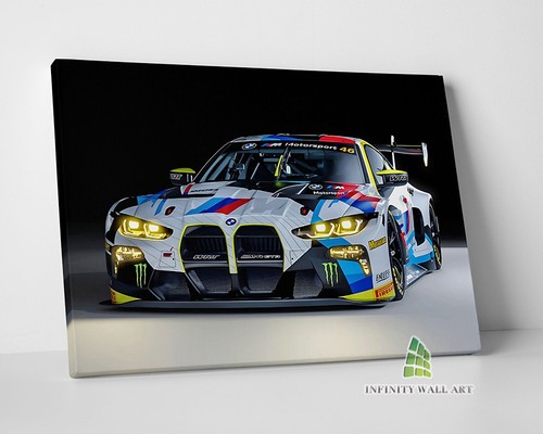 Colourful bmw canvas - art, wall