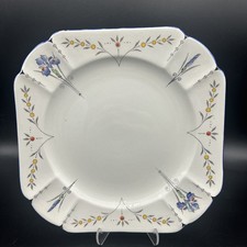 Shelley Bone China Plate Blue
