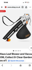 VonHaus Leaf Blower, Vacuum &