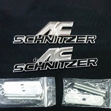 2x Chrome Black AC SCHNITZER