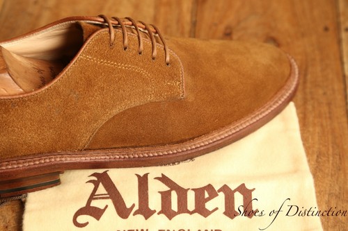 Alden derby brown tan suede - ,