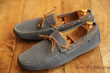 Loake Thruxton Blue Suede Driving Shoes Loafers Men's UK 9 EU 43 US 10