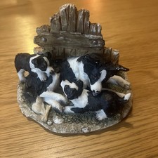Border Collie Figurine Set Dog