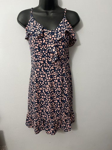 Aqua leopard print dress - leopard,