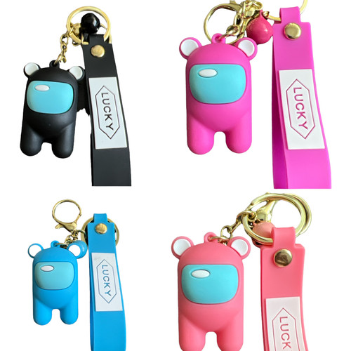 Keyring among bag charm - keyring,