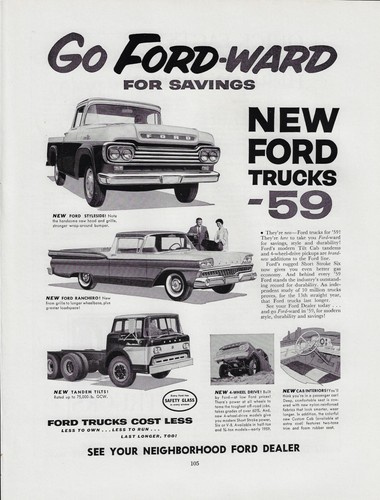 1959 ford trucks - ford,