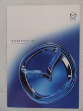 Mazda Range Price list June 2002 - MX-5,323,6,Demio,Premacy,MPV,Tribute,B-Series