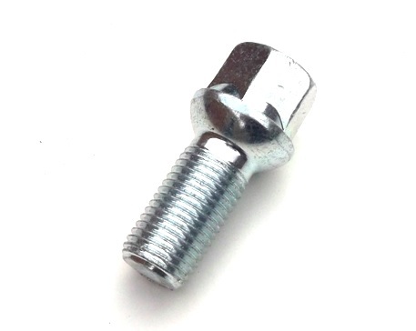 Silver wheel bolt nut - silver,