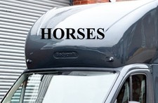 Horse box lettering vinyl - lettering,