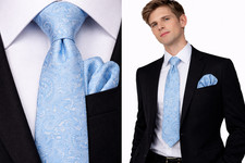 Men's Tie & Hanky Paisley