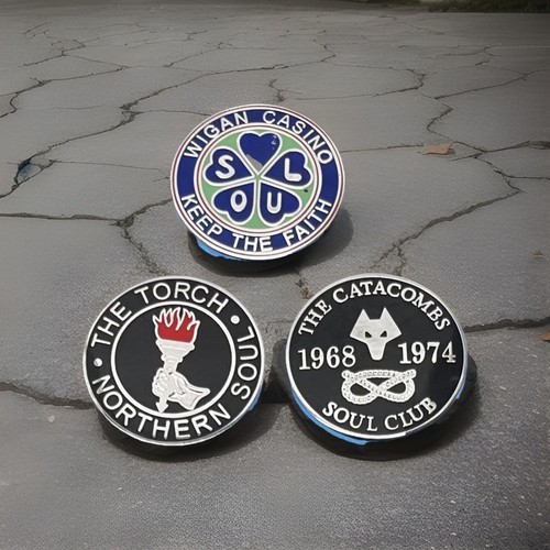 Northern soul pin badges - soul,
