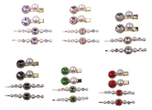 4pcs vintage crystal pearl - 4pcs,