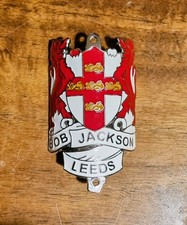 Bob Jackson Enamel Headbadge