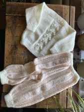 Hand Knitted Baby 0/3 Outfit Suitable For Dolls/ Reborns/ Baby’s
