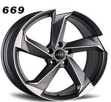4 New 18' Look New RS5 Audi Rims for A3 A4 A5 A6 A7 A8 A9 Tt Q2 Q3 Q5 Q7