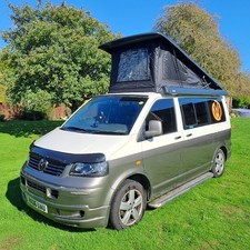 VW t5 pop top swb camper van
