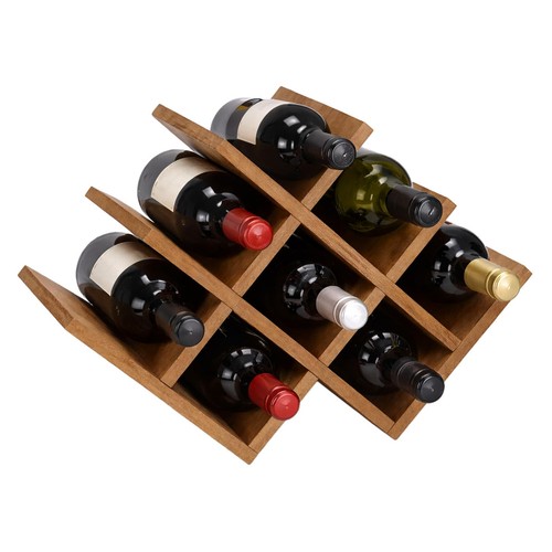 Tier bamboo wine rack - wine,