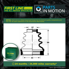 CV Joint Boot fits PEUGEOT 208 GTi, Mk1 12 to 19 C.V. Driveshaft Gaiter 328793