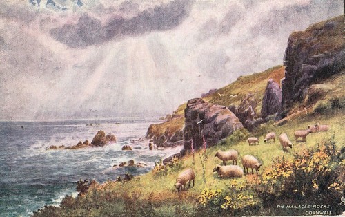 Cornwall the manacle rocks - cornwall.,