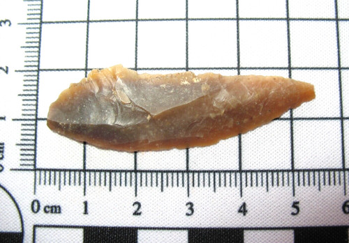 Palaeolithic monofacial flint