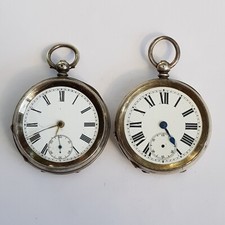 Swiss Solid Silver Cased Duo