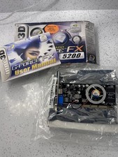 Inno3D VISION Tornado Nvidia GeForce FX 5200 Graphics card Untested