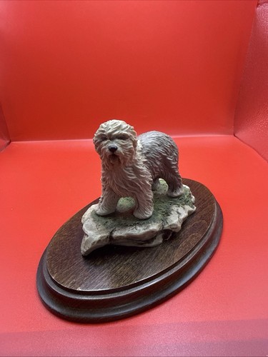 Old english sheepdog figurine - english,