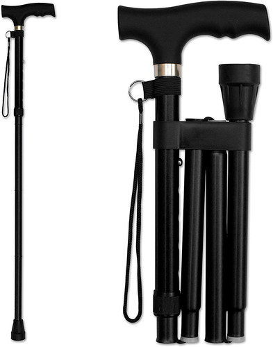 Folding cane adjustable - folding, cane,