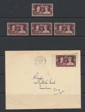 GB Stamps 1937 Coronation Set
