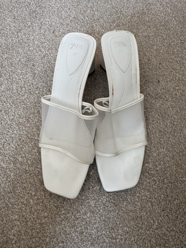 Zara white mesh - zara,