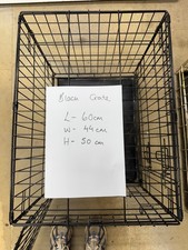 Small Black Dog Crate with