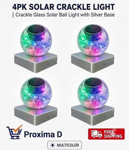 Solar crackle ball - 4, x