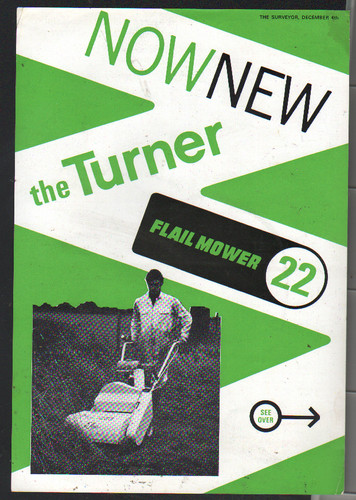 Turner pedestrian flail mower - turner,
