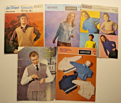 Vintage knitting patterns - x,