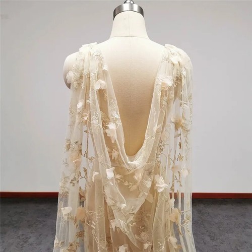 Champagne lace floral - lace,