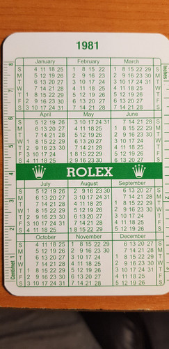 Rolex calendar vintage - rolex,