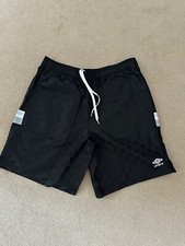 Umbro Vintage Silky Shiny Satin Nylon Football Shorts XL