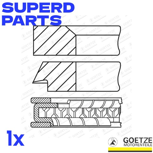 5 piston ring set - 85, 1