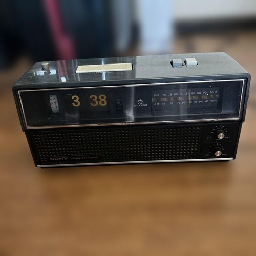 Sony tfm c400 flip - sony, clock