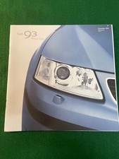 SAAB 93 PRICE LIST 2006 SALES